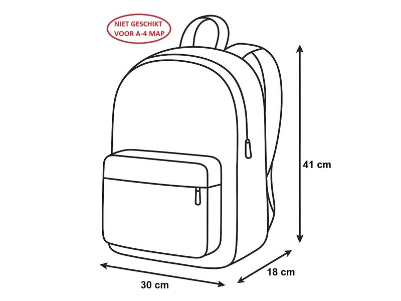 Animal Pictures Rucksack Brave – 41 x 30 x 18 cm – Polyester