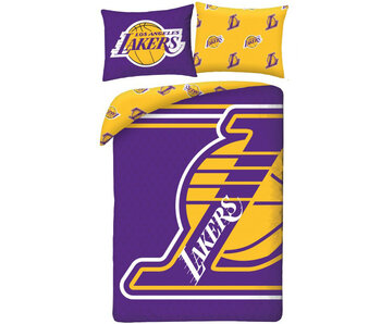 LA Lakers Duvet cover Ball 140 x 200 cm + 70 x 90 cm Polyester