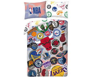 NBA Duvet cover Logos 140 x 200 cm / 70 x 90 cm Polyester