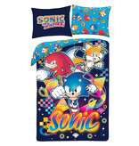 Sonic the Hedgehog Neon-Bettbezug - 140 x 200 cm / 70 x 90 cm - Polyester