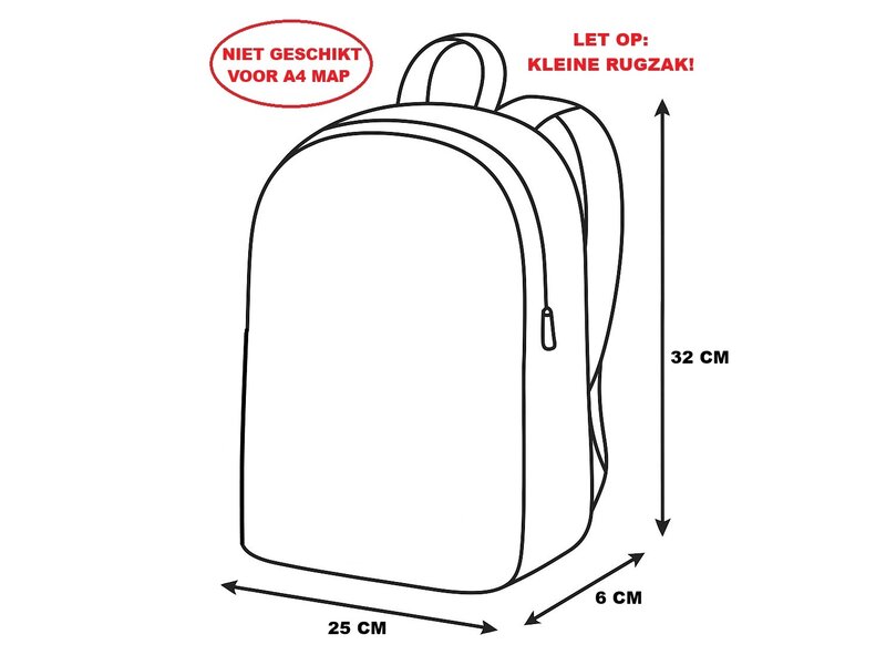 Peppa Pig Kleinkinderrucksack, Musik 3D - 32 x 25 x 6 cm - Polyester