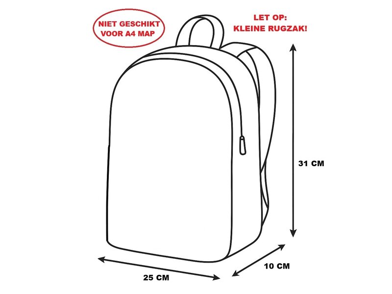 Batman Backpack Midnight - 31 x 25 x 10 cm - Polyester