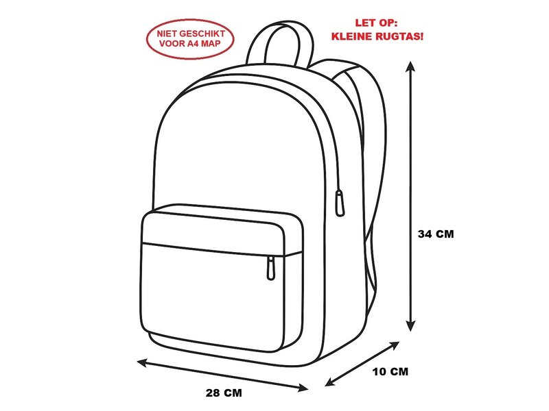 Toy Story Backpack, Ready to Play - 34 x 28 x 10 cm - Polyester