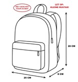 Safta Toddler backpack, Bee - 28 x 20 x 8 cm - Polyester