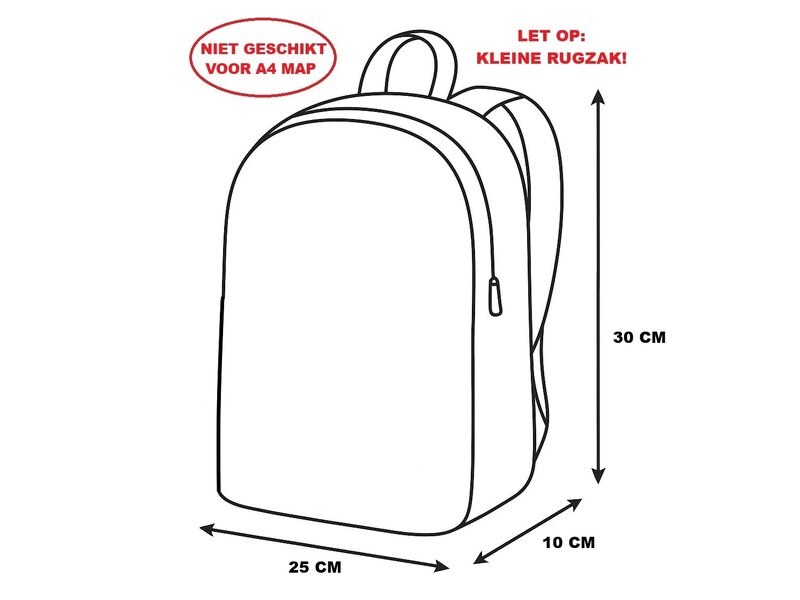 Disney Lilo & Stitch Kleinkindrucksack, Love Stitch - 30 x 25 x 10 cm - Polyester