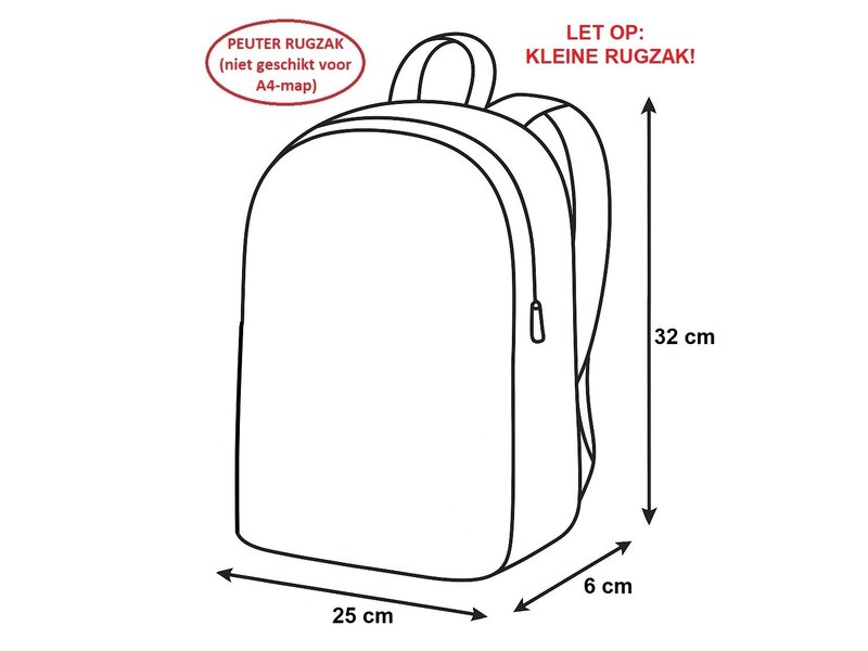 Peppa Pig Kleinkinderrucksack, Skate 3D – 32 x 25 x 6 cm – Polyester