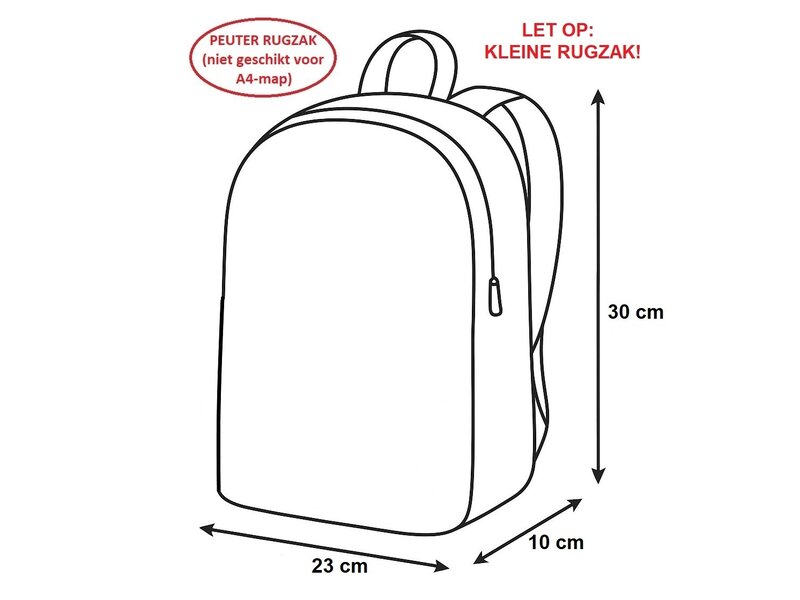 Rainbow High Kleinkinderrucksack, Shine – 30 x 23 x 10 cm – Polyester