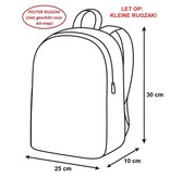 Sonic Kleinkindrucksack, Let's Go - 30 x 25 x 10 cm - Polyester