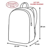 Fabrizio Peuterrugzak, Enjoy & Roll - 29 x 23 x 10 cm - Polyester