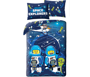 Lego Duvet cover Space Explorers 140 x 200 + 70 x 90 cm Polyester