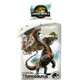 Jurassic World Titanosaurus Bettbezug - 140 x 200 cm + 70 x 90 cm - Polyester