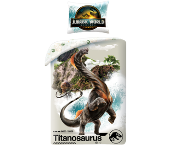 Jurassic World Titanosaurus Duvet Cover 140 x 200 + 70 x 90 cm Polyester