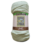Minecraft Couverture polaire Overworld - 130 x 170 cm - Polyester