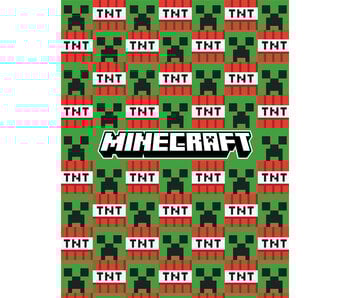 Minecraft Fleece deken TNT 130 x 170 cm Polyester