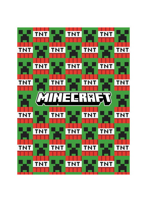 Minecraft Couverture polaire TNT 130 x 170 cm Polyester