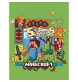 Minecraft Plaid polaire Pixel - 130 x 170 cm - Polyester