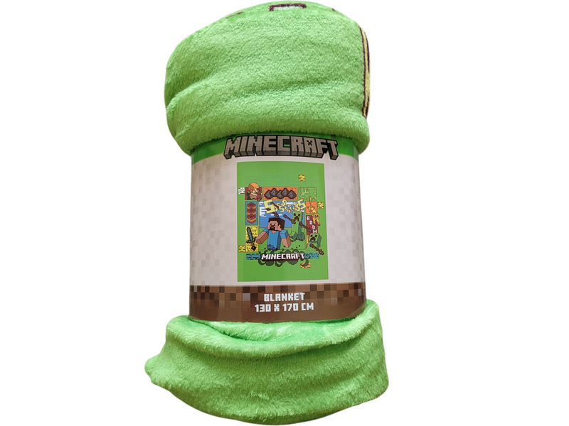 Minecraft Fleece plaid Pixel - 130 x 170 cm - Polyester