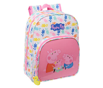 Peppa Pig Rucksackfarben 34 x 26 x 11 cm Polyester