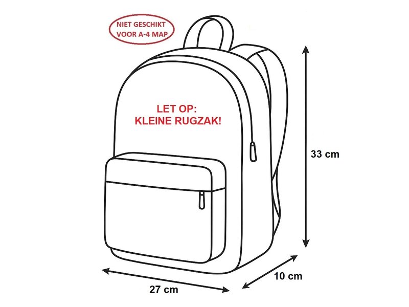 FC Barcelona Rucksack Score - 33 x 27 x 10 cm - Polyester