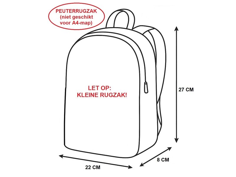 Na! Na! Na! Surprise Toddler backpack Dolls Glam - 27 x 22 x 8 cm - Polyester