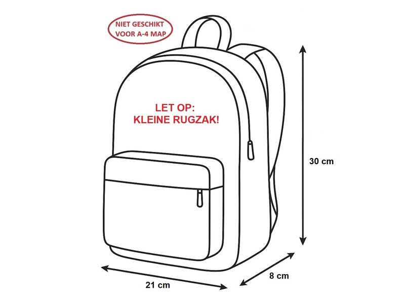 Robot Toddler backpack - 30 x 21 x 8 cm - Blue