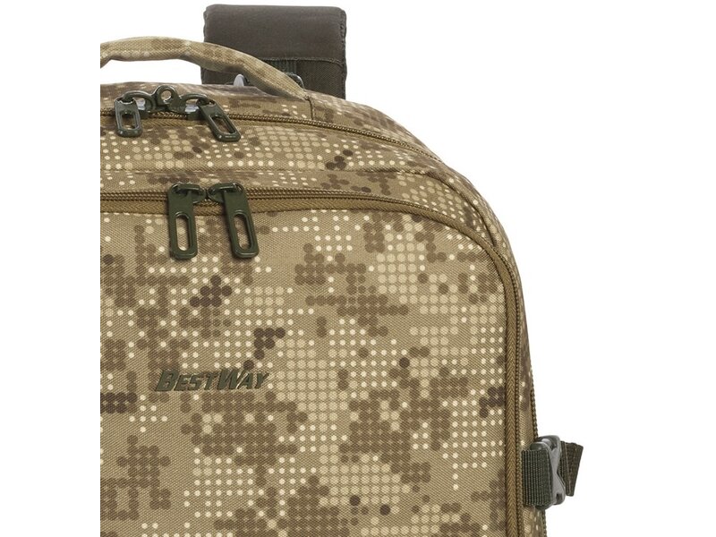 Bestway Backpack Cube Cabin, Camo - 49 x 35 x 15 cm - Polyester