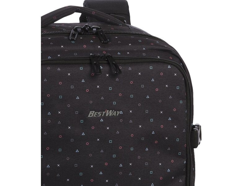 Bestway Rugzak Cube Cabin, Black - 49 x 35 x 15 cm - Polyester