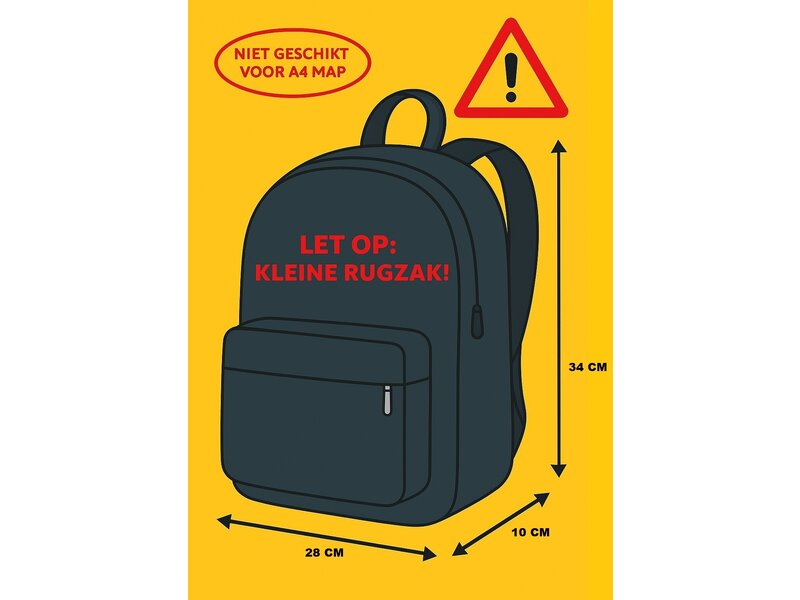 Unicorn Academy Rugzak Rainbow - 34 x 28 x 10 cm - Polyester
