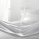 Mattress protector Swan White 160 x 200 (30 high) cm Cotton