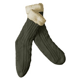 De Witte Lietaer Teddysocken Yamuna - Khaki - Größe 35-40