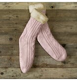 De Witte Lietaer Teddysocken Yamuna - Vieux Rose - Größe 40-46