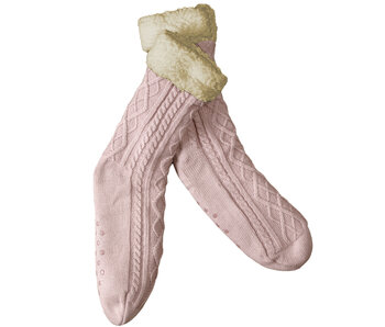 De Witte Lietaer Teddy Socks Yamuna Vieux Rose size 35-40