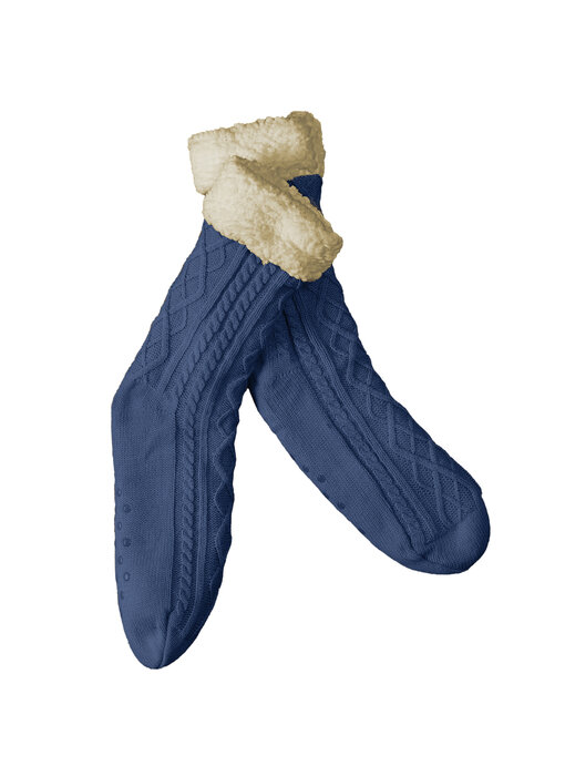 De Witte Lietaer Teddy Socks Yamuna Royal Blue size 35-40