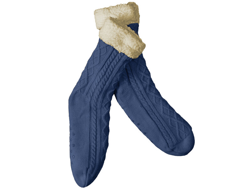 De Witte Lietaer Teddy Socks Yamuna - Royal Blue - size 35-40