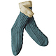 Teddysocken Yamuna Petrol Größe 35-40
