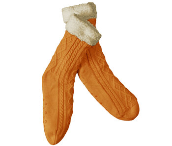 De Witte Lietaer Teddysocken Yamuna Kupfer Größe 35-40