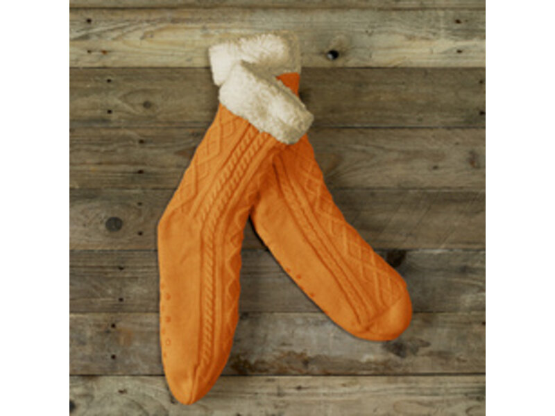 De Witte Lietaer Chaussettes Teddy Yamuna - Cuivre - taille 35-40
