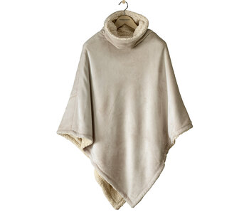 De Witte Lietaer Poncho polaire Teddy Ganges Safari 86 x 86 cm Polyester