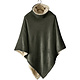 Teddyfleece-Poncho Ganges Khaki 86 x 86 cm Polyester