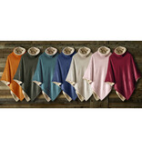 De Witte Lietaer Poncho polaire Teddy Ganges - Kaki - 86 x 86 cm - Polyester