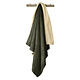 Teddyfleece-Plaid Laya Khaki 220 x 240 cm Polyester