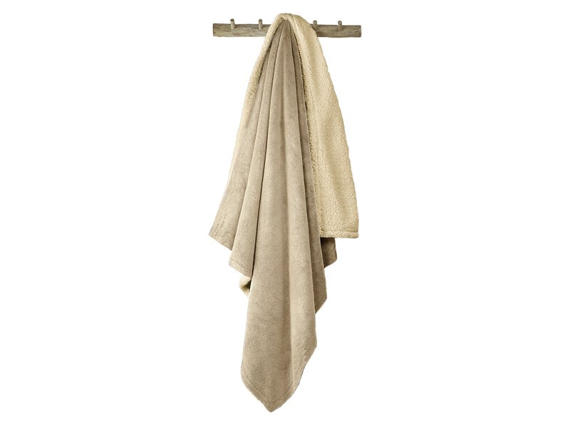 De Witte Lietaer Teddyfleece-Plaid Laya - Safari - 150 x 200 cm - Polyester