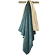 Teddy Fleece Plaid Laya Petrol 220 x 240 cm Polyester