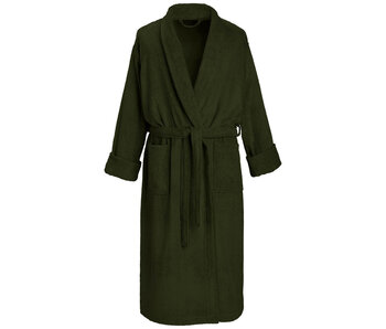 De Witte Lietaer Peignoir unisexe en coton Etrusk Khaki XL