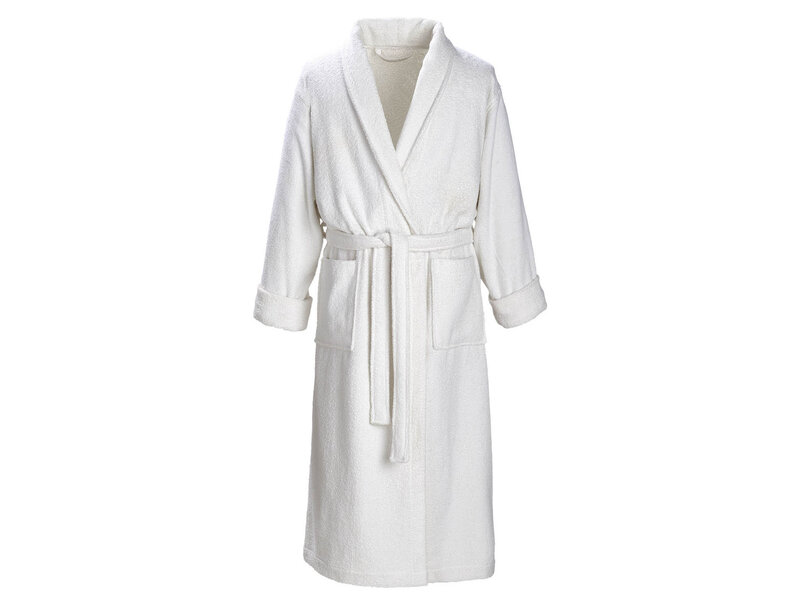 De Witte Lietaer Etrusk weißer Bademantel – Größe L – Unisex – Baumwolle