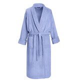 De Witte Lietaer Etrusk Bademantel in Sky Blue– Klein – Unisex – Baumwolle – Blau