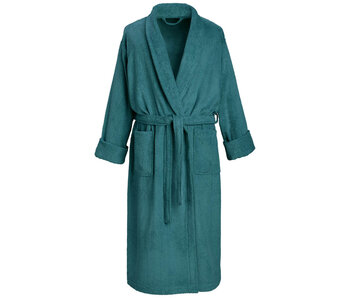 De Witte Lietaer Peignoir unisexe en coton Etrusk vert lac XXL