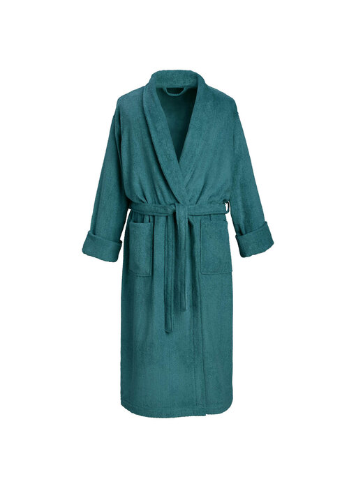 De Witte Lietaer Badjas Etrusk Lake Green XXL Unisex Katoen