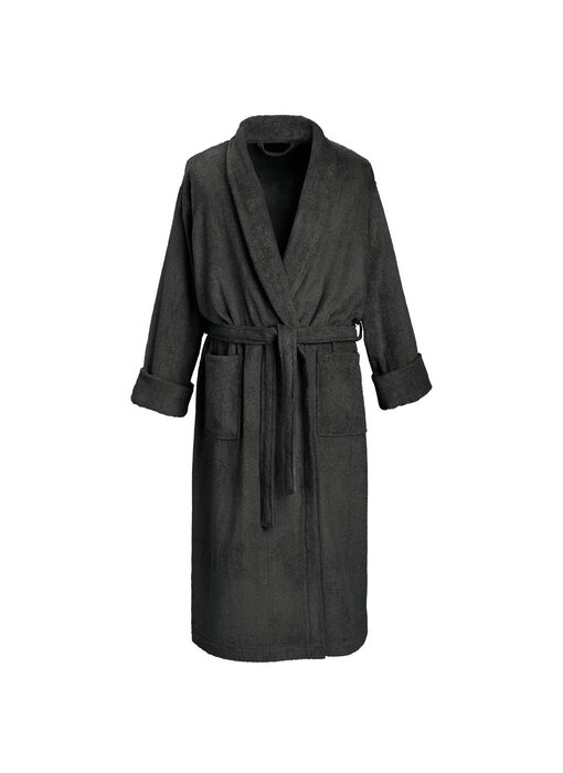 De Witte Lietaer Badjas Etrusk Ebony XXL Unisex Katoen