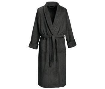 De Witte Lietaer Badjas Etrusk Ebony Medium Unisex Katoen